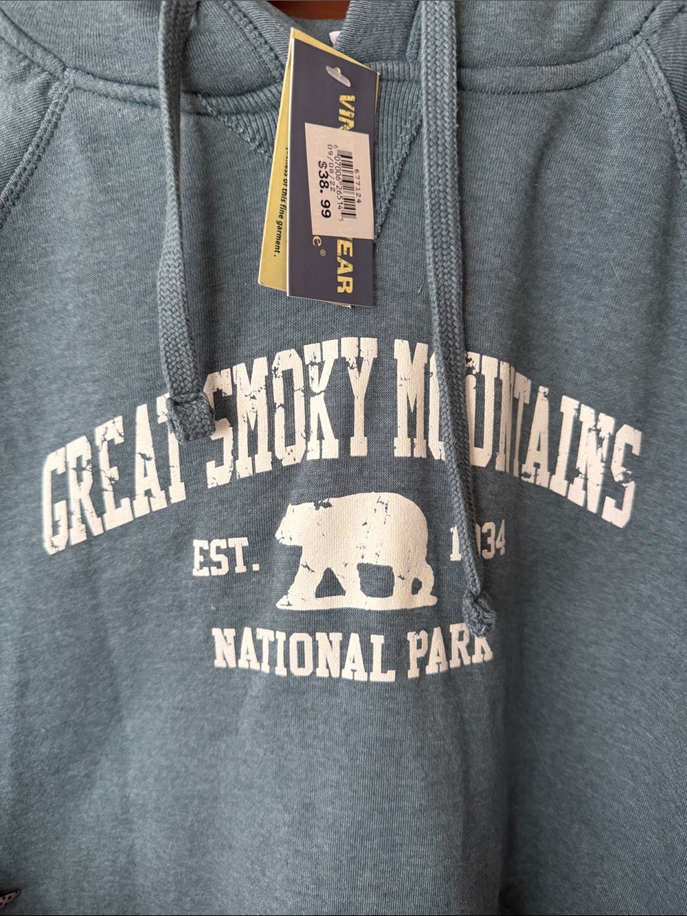 Great Smoky Mountains Hooded Sweatshirt - NWT